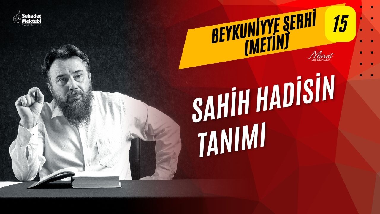Sahih Hadisin Tanımı