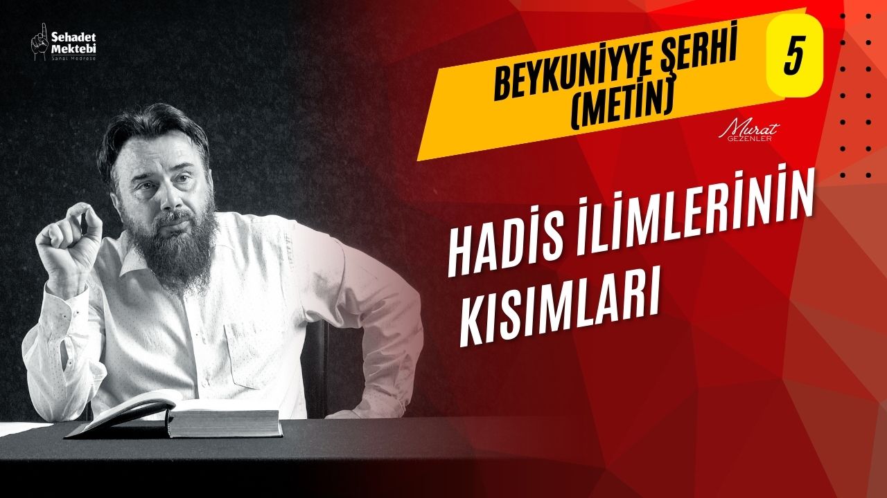 Hadis İlimlerinin Kısımları